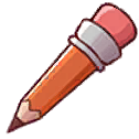 Eraser-Tipped Pencil