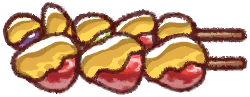 Golden Crystallized Fruit