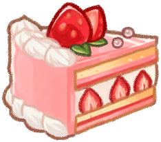 Once-bitten Strawberry Cake