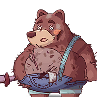 Berry Bear - Depressed