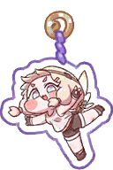 Marie Under the Moonlight Key Ring