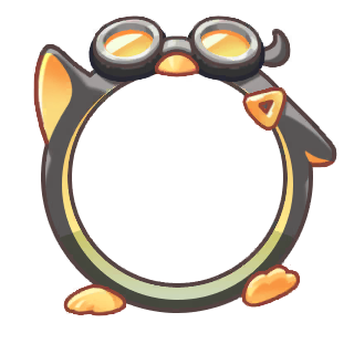 Adventurous Penguin Border