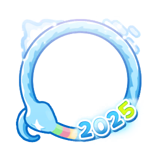 2025년 새해 기념 테두리